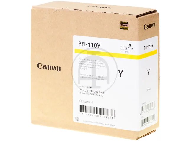 PFI110Y CANON IPF2000 - cartouche Jaune