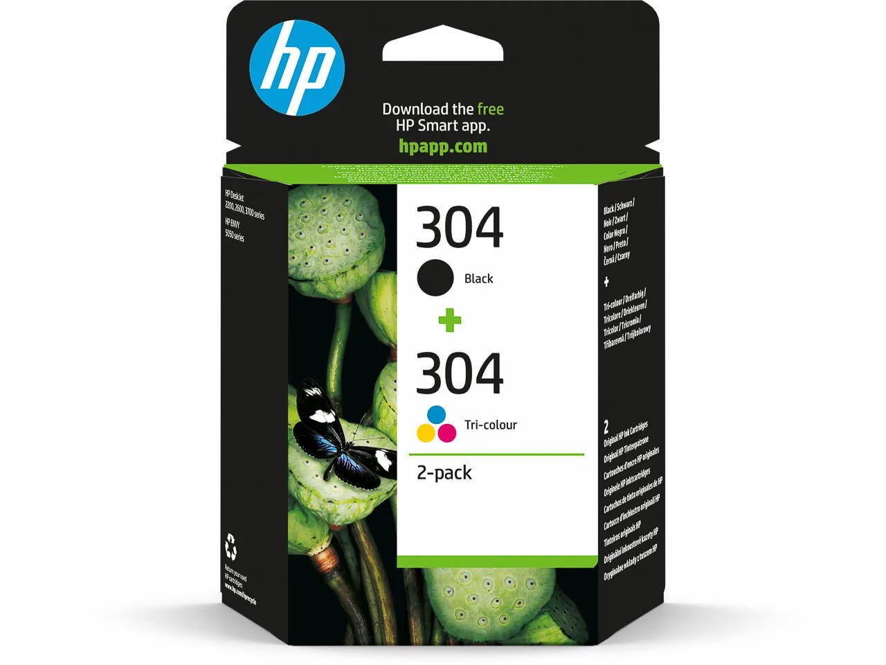 HP304 - 3JB05AE#UUS HP DJ3720 TINTE (2) noir + couleur
