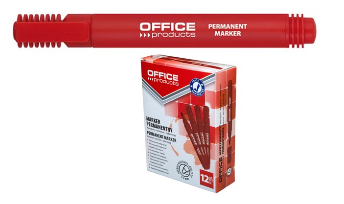 MARQUEUR PERMANENT OGIVE ROUGE