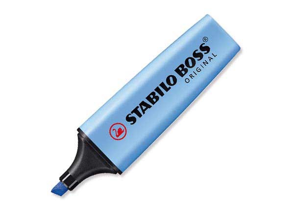 SURLIGNEUR STABILO BOSS ORIGINAL BLEU - Ref.: 70/111 - EAN : 4006381333634