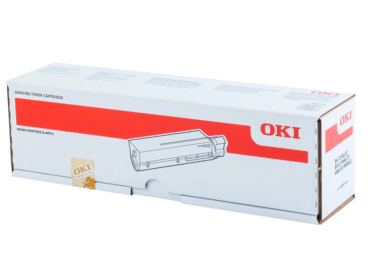 45807106 OKI MB472 Toner noir Grande Capacité