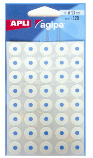 120 ŒILLETS PVC Ø 13 MM BLANC