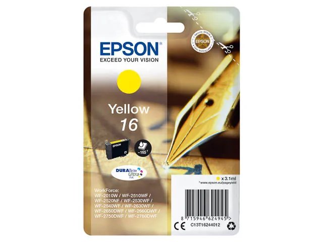 T1624 - EPSON WF2010 - cartouche Jaune - Standard
