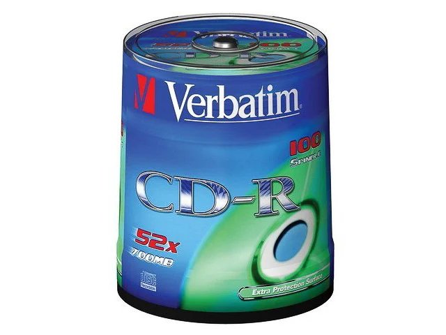 VERBATIM CDR80 700MB 52x (100) SP