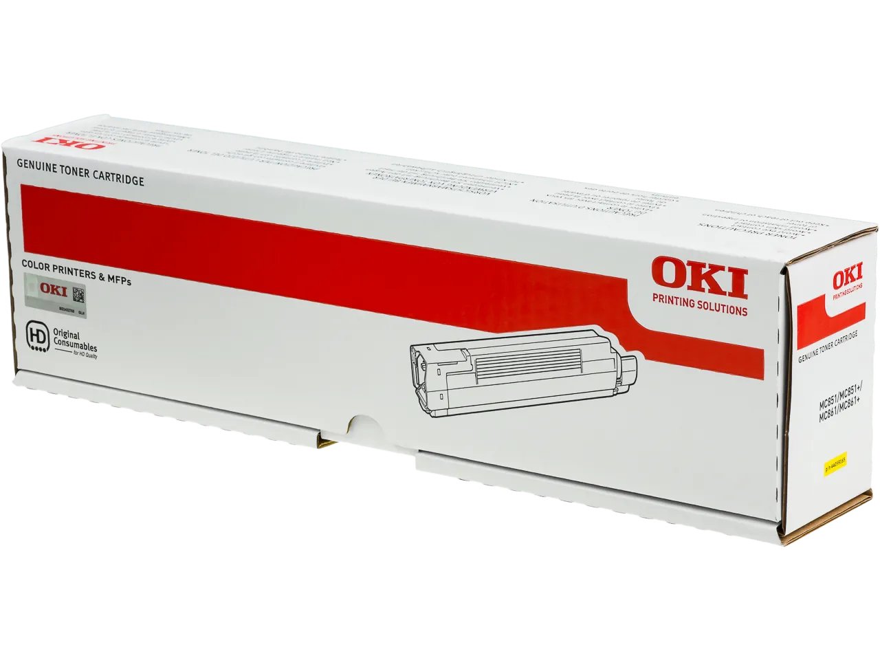 44059165 OKI MC851 Toner Jaune
