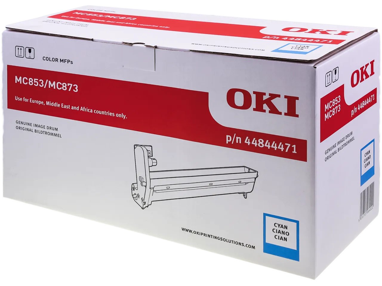 44844471 OKI MC853 Tambour (OPC) cyan