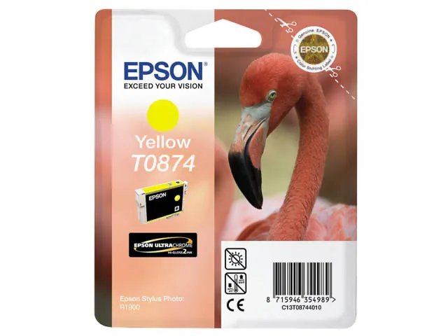 C13T08744010 EPSON photo R1900 - cartouche Jaune
