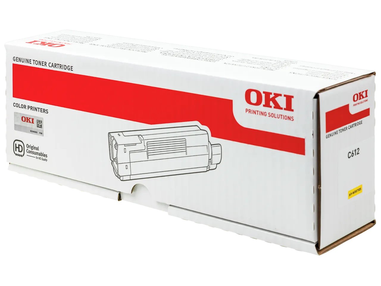 46507505 OKI C612 Toner Jaune