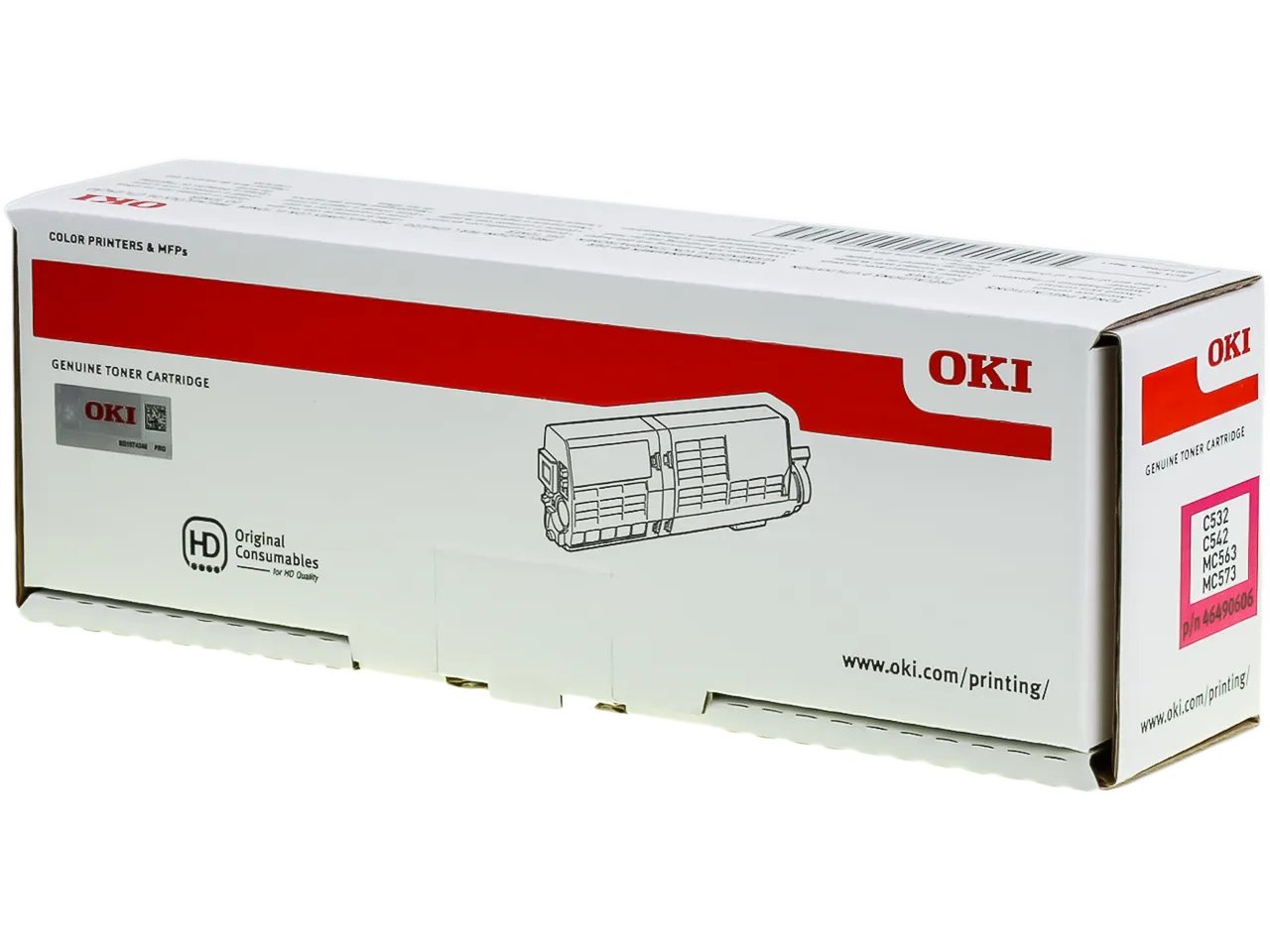 46490606 OKI C532 Toner magenta Grande Capacité