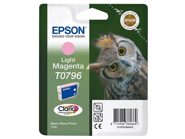 T0796 - EPSON - Standard photo 1400 - cartouche  magenta clair