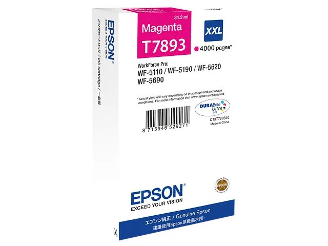 T789 - EPSON WF5110WF - cartouche magenta Grande Capacité
