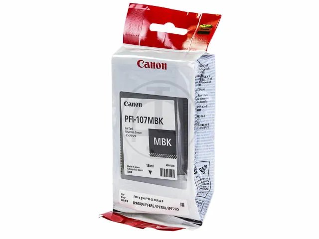 PFI107MBK - CANON Cartouche Encre PFI-107MBK Noir Mat 130ML