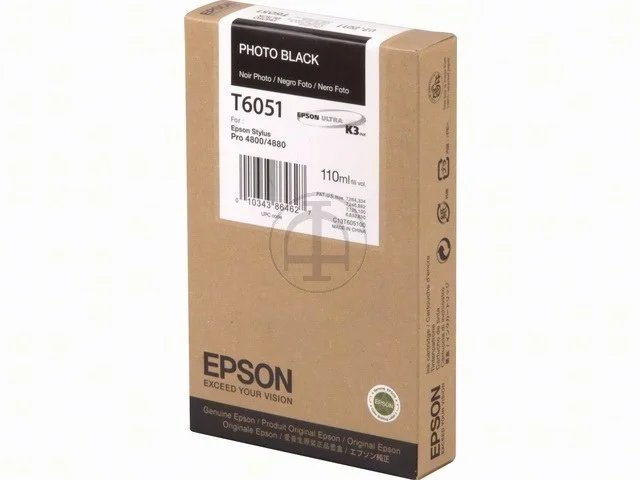C13T605100 EPSON - Standard PRO4800 - cartouche photo  noire - Standard
