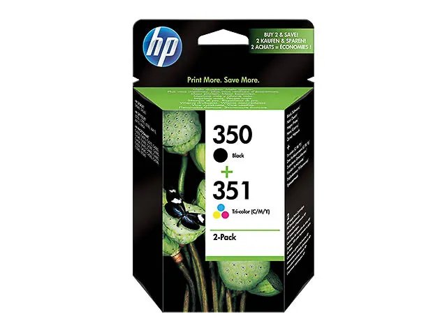 HP350 + HP351 - SD412EE HP OfficeJet 5780 - cartouche  (2) noir + couleur - Standard