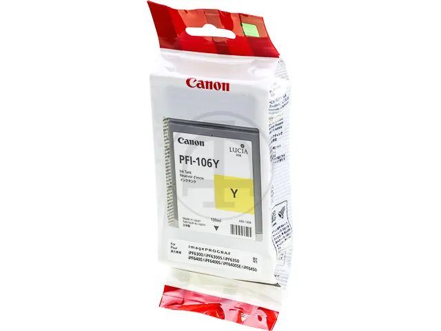 PFI106Y CANON IPF6300 - cartouche Jaune