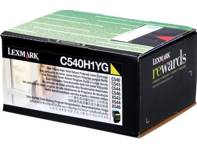 C540H1YG LEXMARK C540 Toner Jaune Grande Capacité