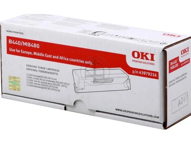 43979216 OKI B440 Toner noir