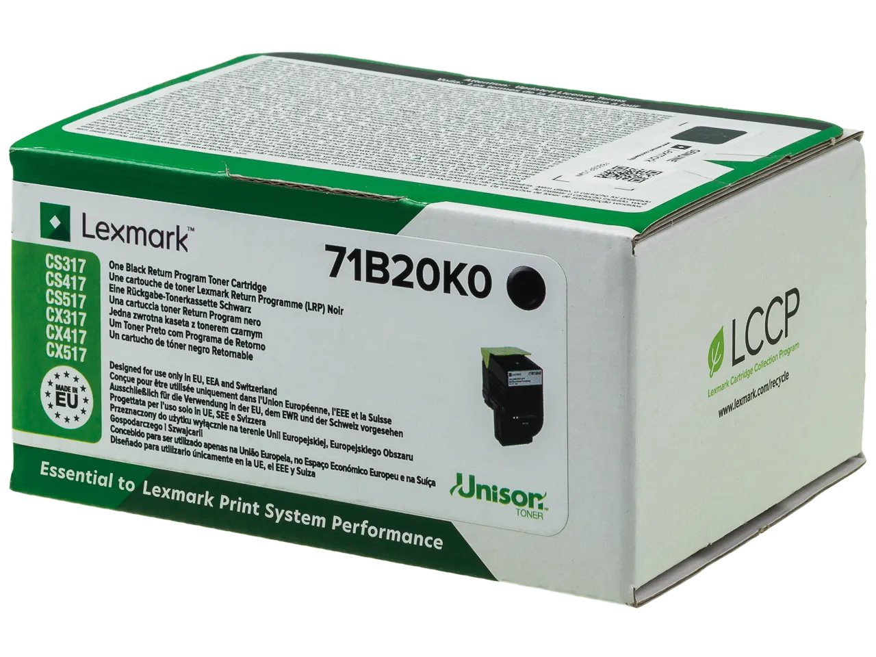71B20Y0 LEXMARK  CS317/CX317/CS417/CX417/CS517/CX517 Toner Noir 