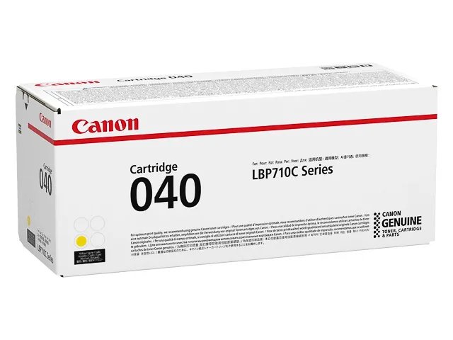 Toner original Canon 040Y jaune - 5400 pages