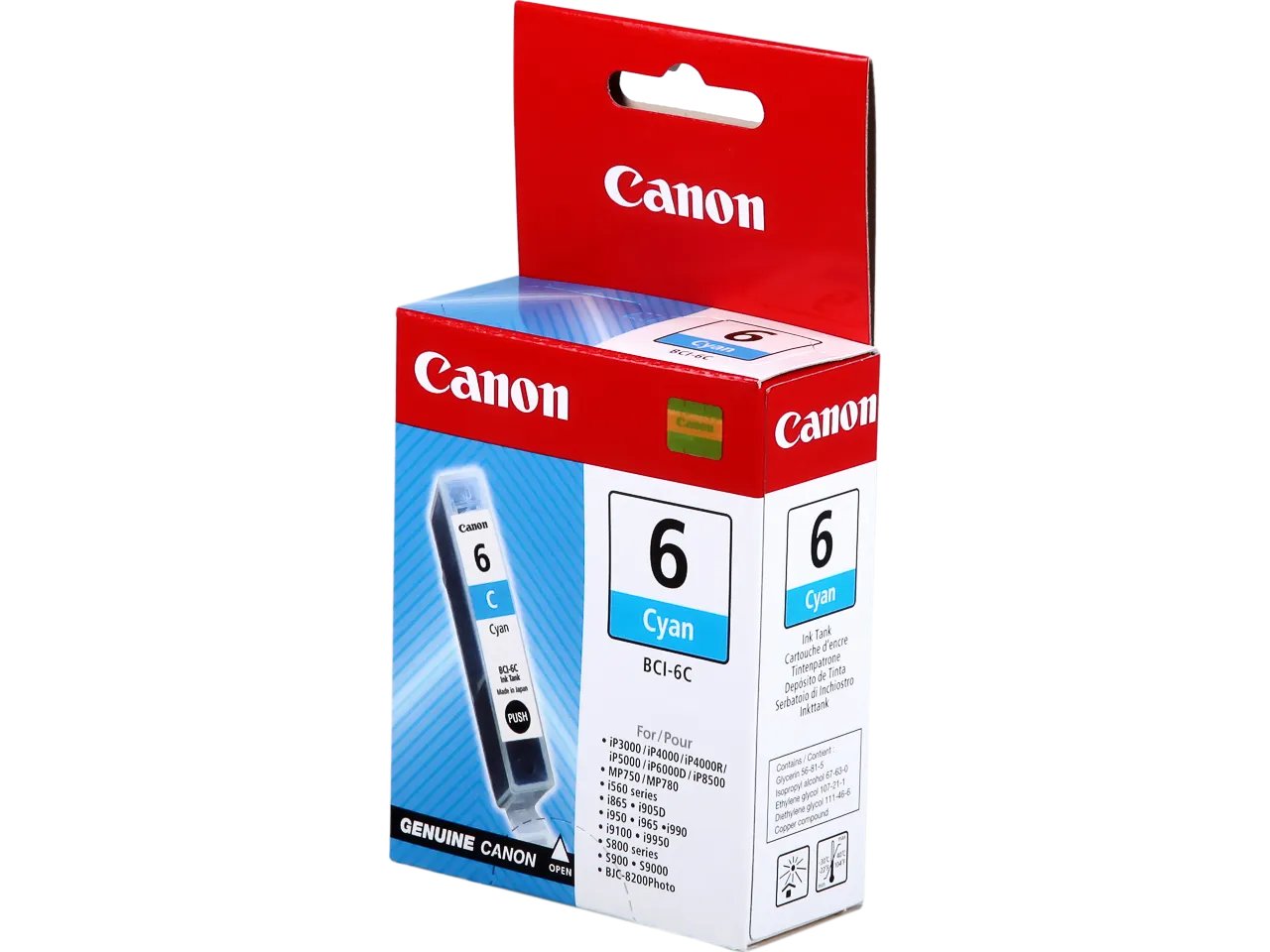 BCI6C CANON BJC8200 - cartouche  cyan