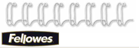 100 RELIURES METAL 14.3MM BLANC