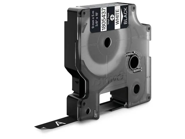 1805437 DYMO RHINO 9mm- noir sur blanc