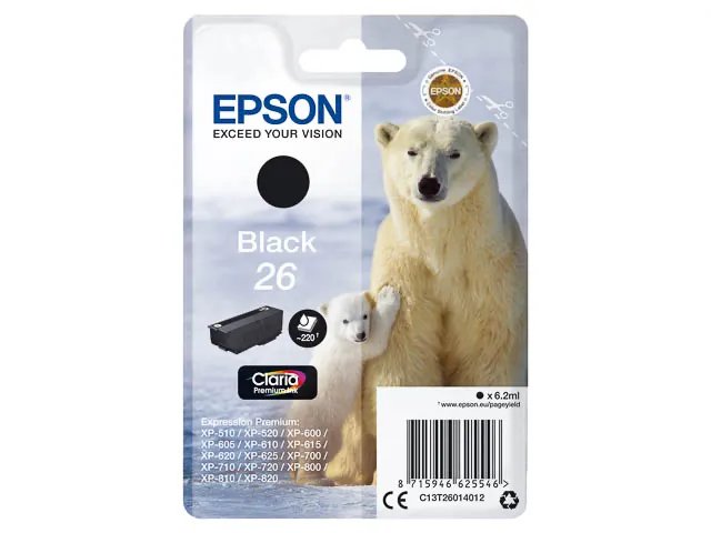 T2601 - EPSON XP600 - cartouche noire - Standard