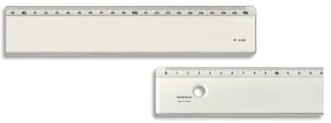 REGLE 110 CM 1BISEAU TRANSPARENT Equi. 744181