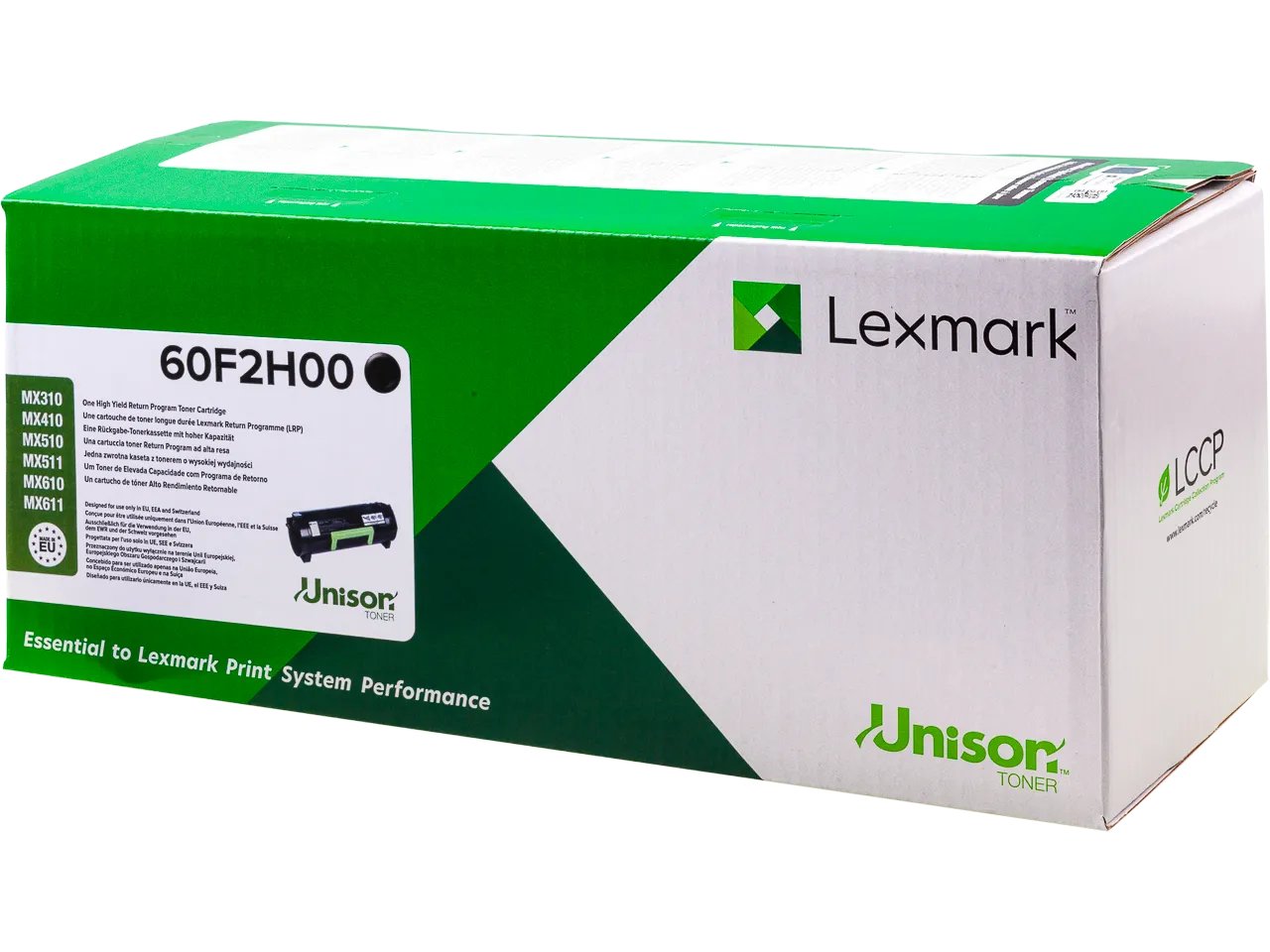 60F2H00  - LEXMARK Cartouche Toner 602H Haute Capacité noir 10 000 pages
