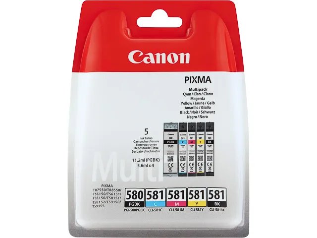 PGI580/CLI581 CANON TS6150 - cartouches  (5)