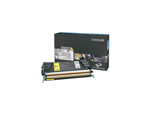 C5342YX LEXMARKC534 Toner Jaune