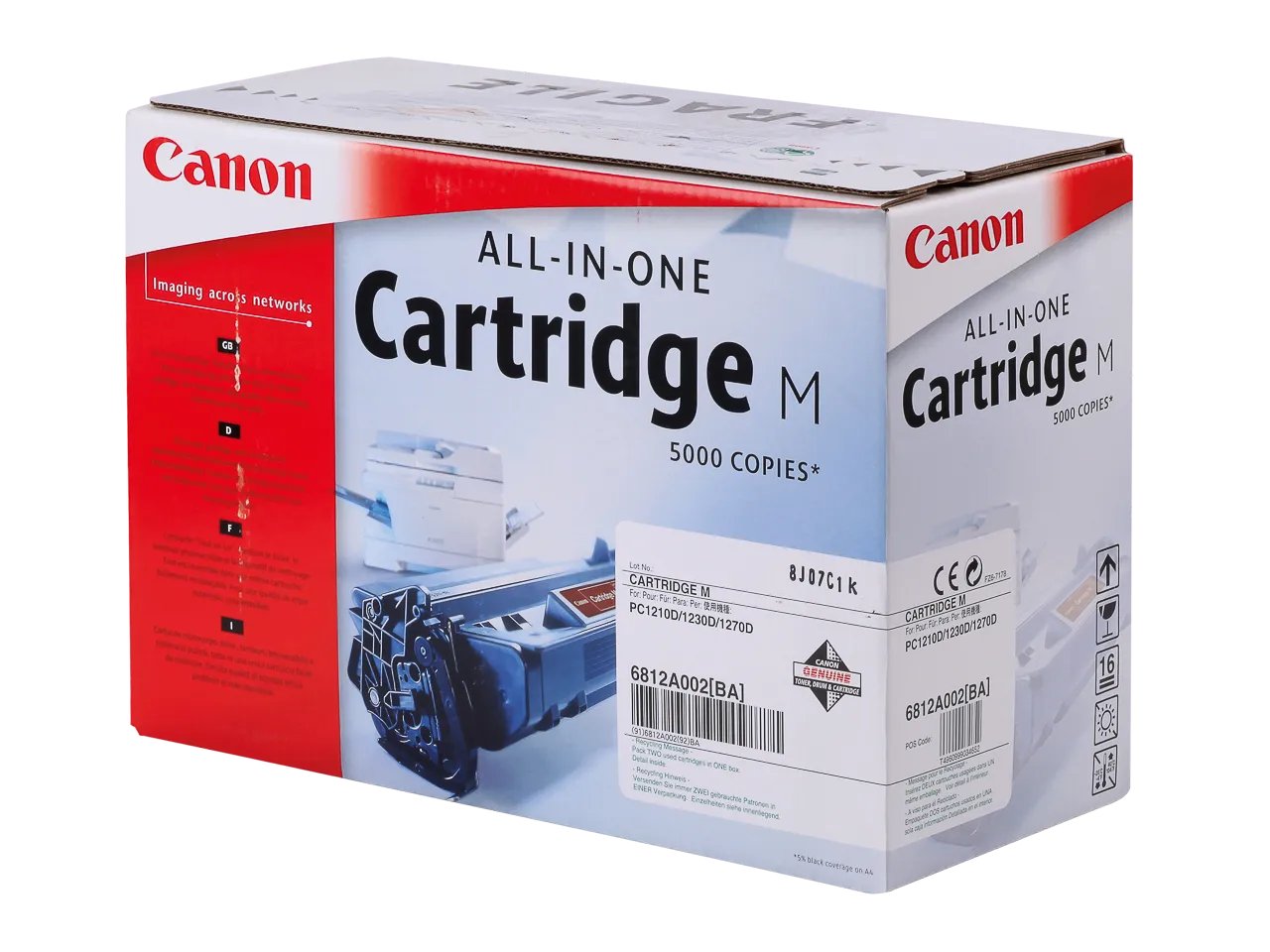 M-- cartouche  CANON PC1210 - cartouche noire