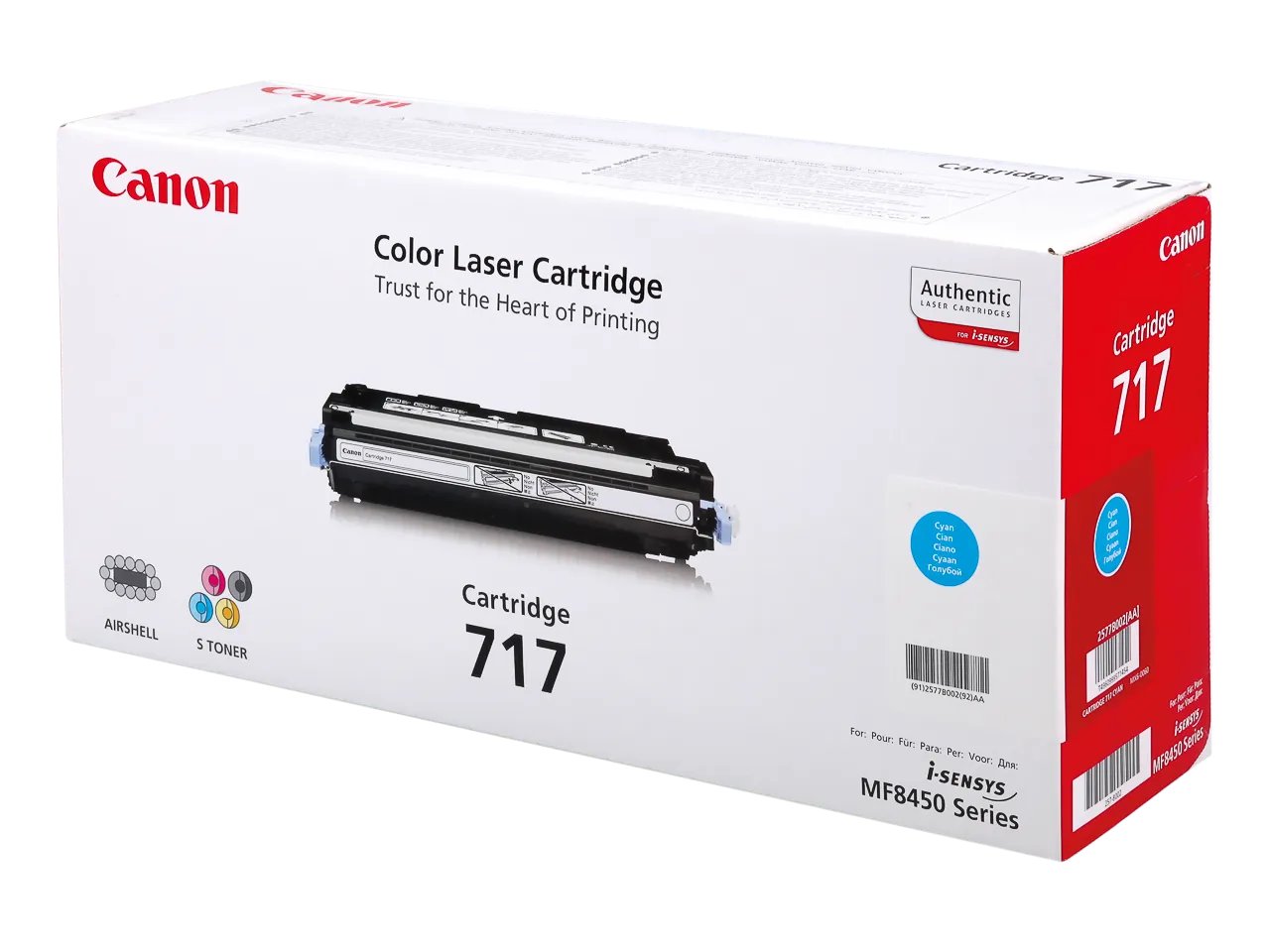 ORIGINAL Canon 2577B002 / 717C - Toner cyan