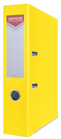 CLASSEUR A LEVIER A4 DOS 75/D 7,5CM JAUNE