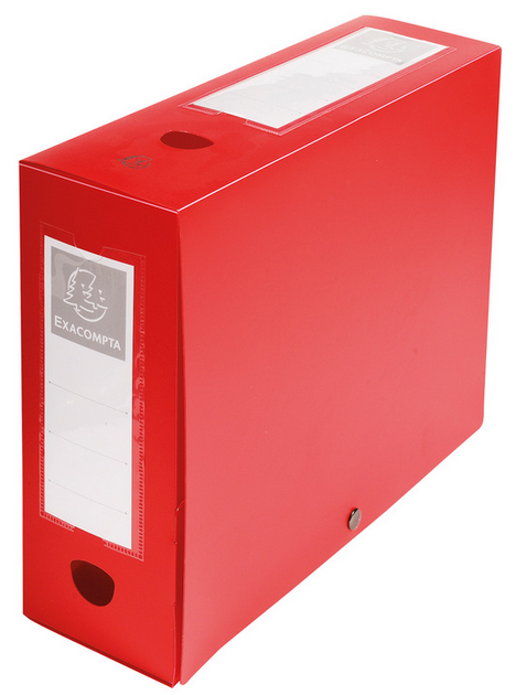 BOITE DE CLASSEMENT POLYPRO 7/10E DOS 100 MM ROUGE