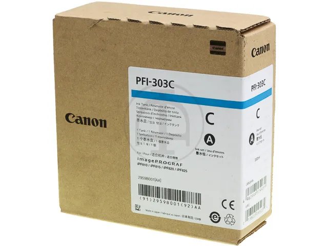 PFI303C CANON IPF810 - cartouche  cyan