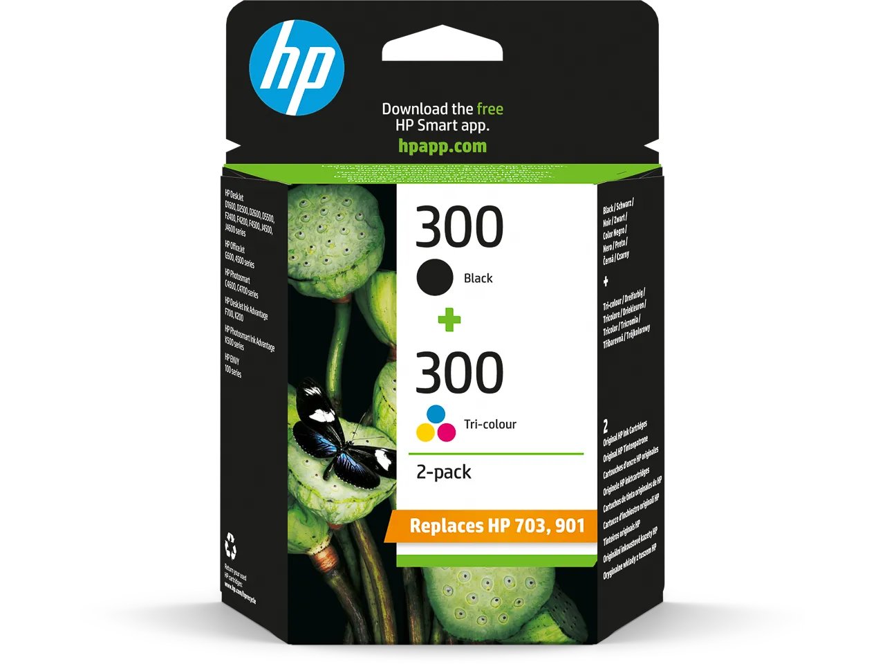 HP300 CN637EE HP DJD2560 - cartouches  (2) noir + couleur