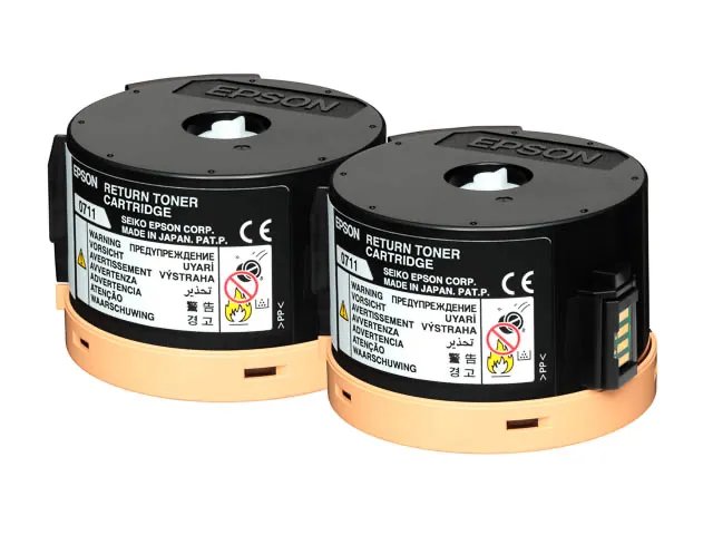 EPSON Pack 2 Cartouches toner Noir return 2x2500 pages