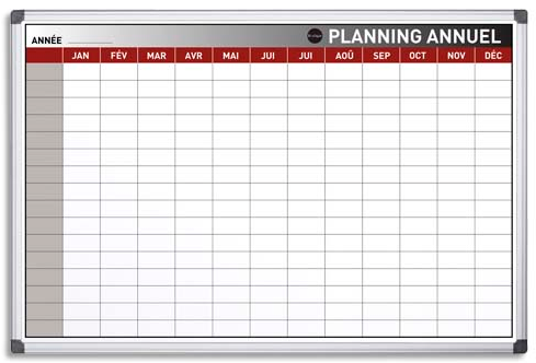 PLANNING MAGNETIQUE ANNUEL PERPETUEL 90X60
