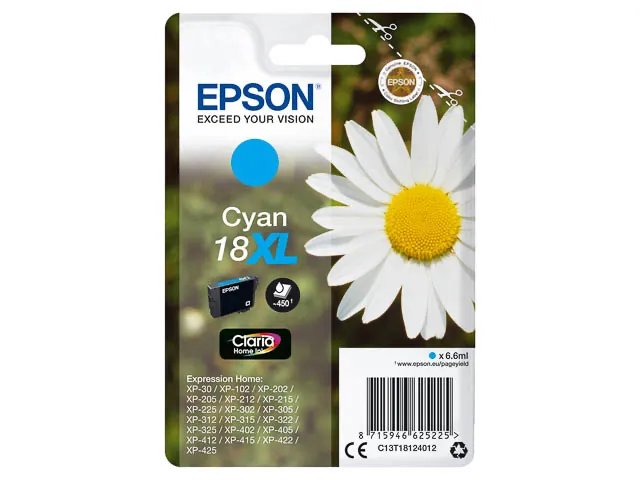 T1812 - EPSON XP30 - cartouche  cyan Grande Capacité