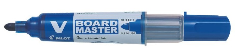 MARQUEUR TABLEAU BLANC V BOARD OGIVE BLEU