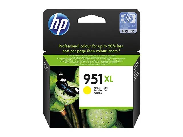  HP951XL JAUNE -  Cartouche Encre 951XL JAUNE 1500 pages - CN048AE HP OfficeJet  PRO8100 