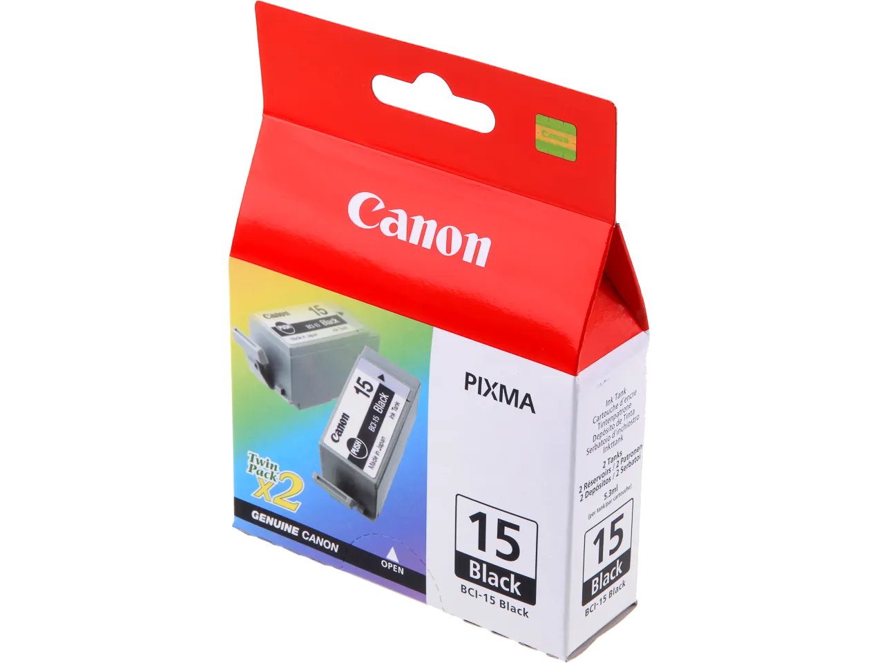 BCI15B CANON I70 - cartouches (2) Noir
