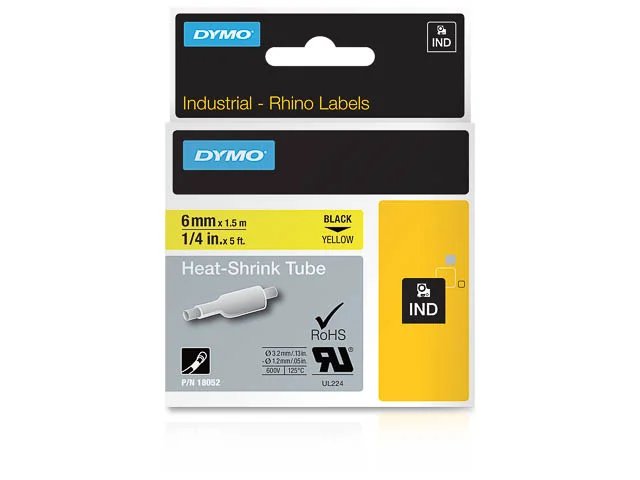S0718270 DYMO ID1 6mm HEAT SHR- cartouche 
