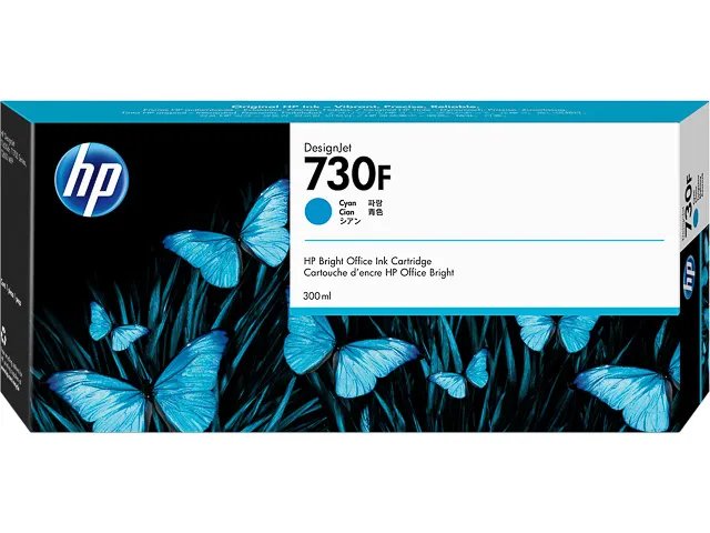 1XB27A HP DesignJet d'encre T1600 - cartouche  cyan