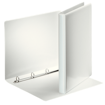 CLASSEUR PERSONNALISABLE DOS 25MM BLANC 49700