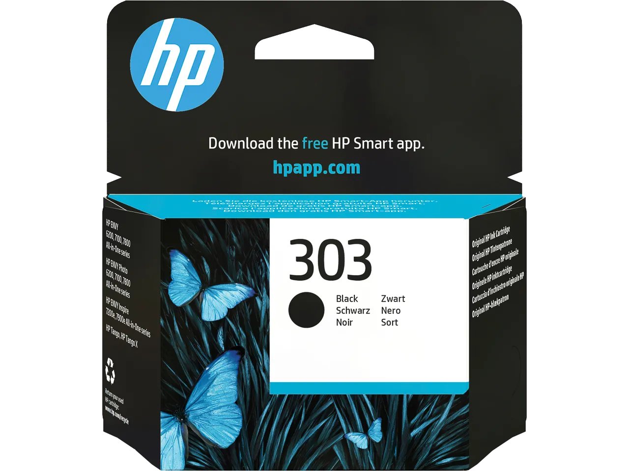 HP303 - T6N02AE#UUS HP ENVY photo 6230 - cartouche noire - Standard
