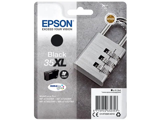 T3591 - EPSON 35XL - cartouche noire Grande Capacité