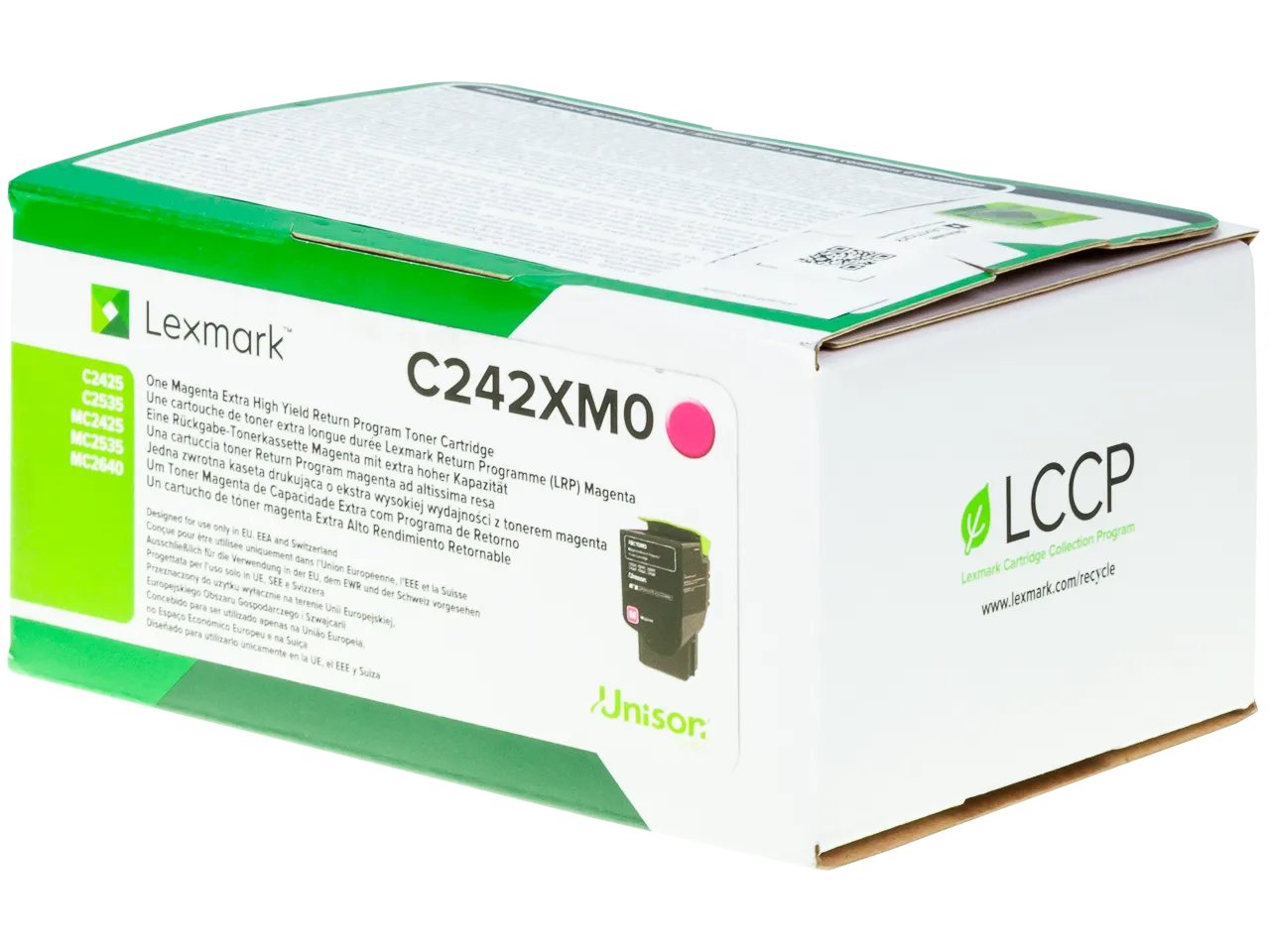C242XM0 LEXMARK MC2425 Toner magenta Grande Capacité