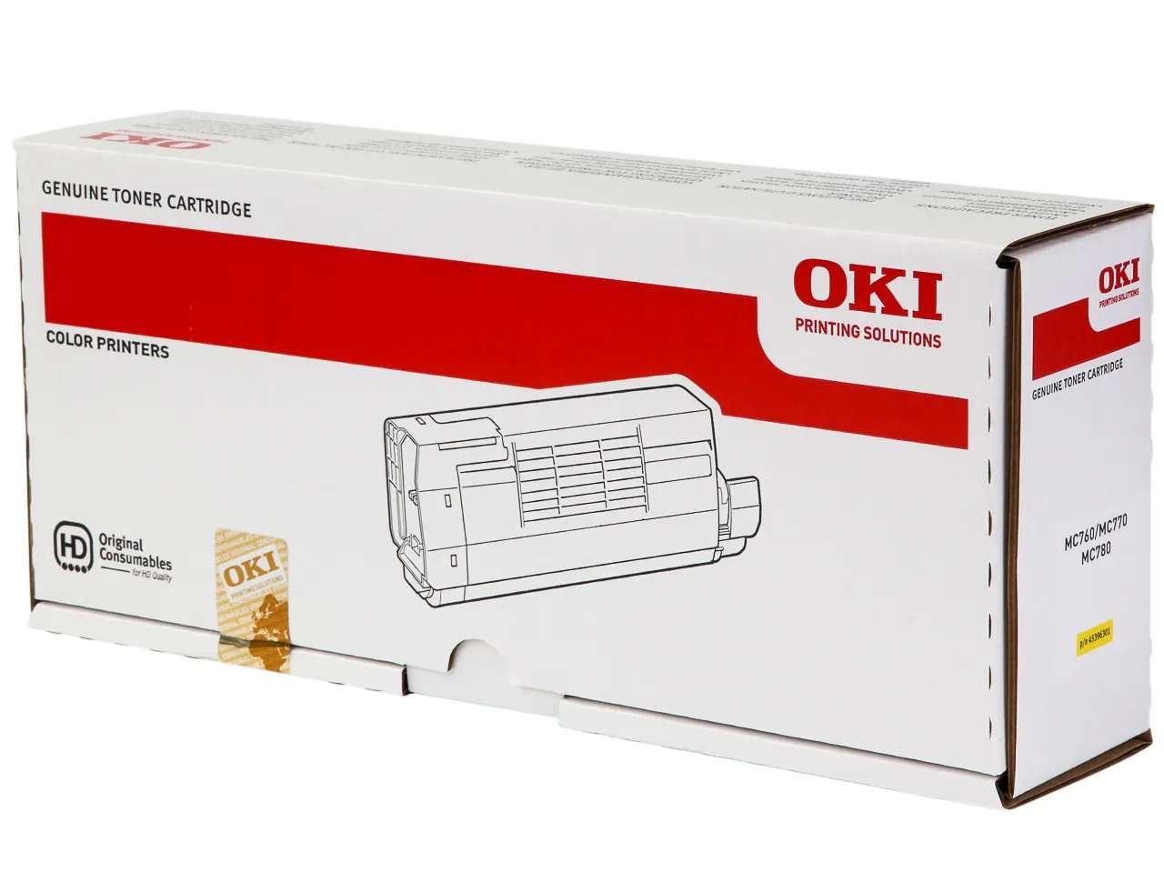 45396301 OKI MC760 Toner Jaune